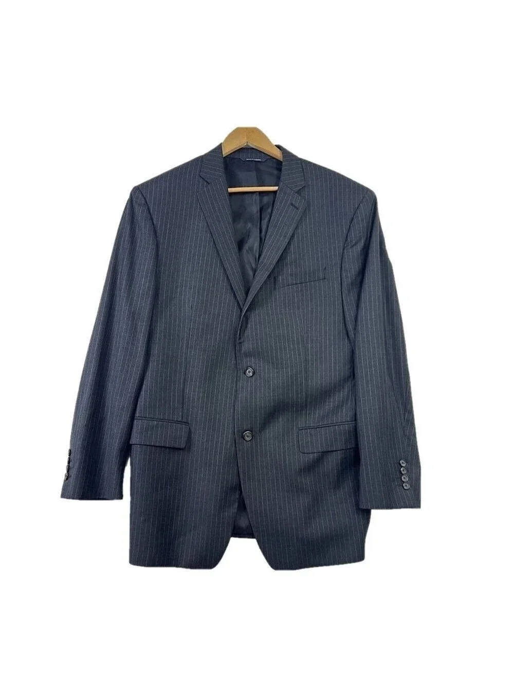 Ralph Lauren Mens Suit Jacket Sport Blazer Black Wool 44 L Dillards Exclusive